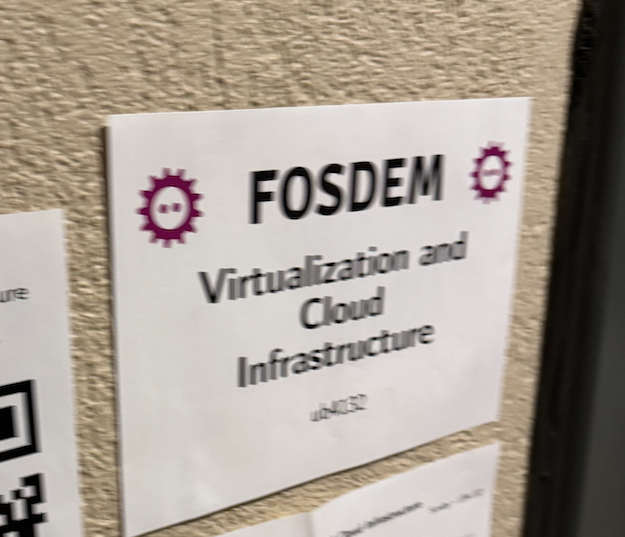 We will be at FOSDEM