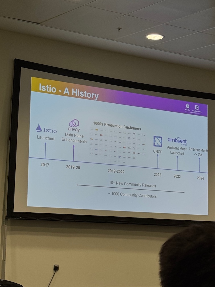 Istio at kubecon